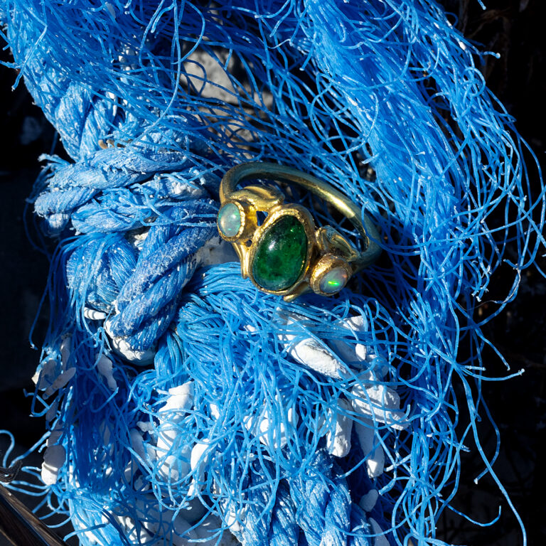 Klarsyn 18 kt guldring